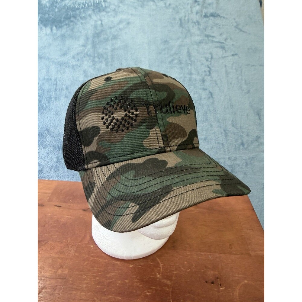 Trulieve Camouflage Mesh Trucker Hat Snapback Camo Promo Cap Otto 105-1247